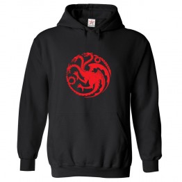 Targaryen Logo GOT Unisex Classic Kids and Adults Pullover Hoodie for Movie Lovers